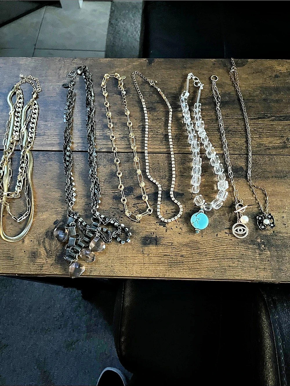 Mixed Necklace Lot Silver & Gold
